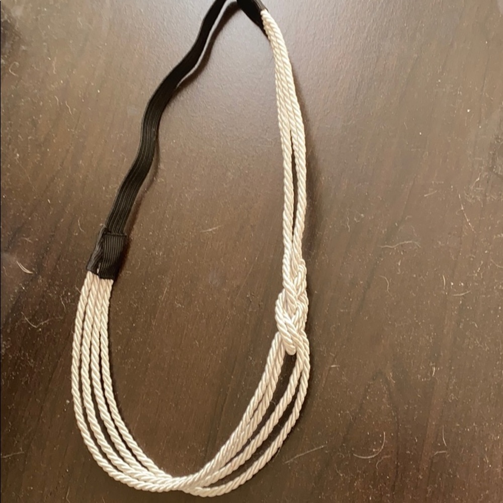 Nautical headband its like white/silvery color